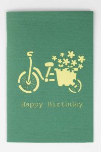 Birthday Card: Turtle on a Bike (cover)