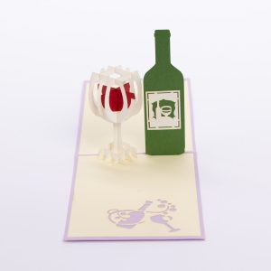 Wine Bottle and Glass