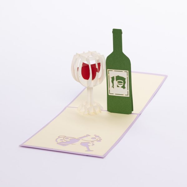 Wine Bottle and Glass - Image 4